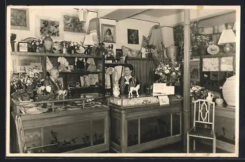 Foto-AK Blankenburg /Harz, Ladengeschäft anno 1943, Innenansicht