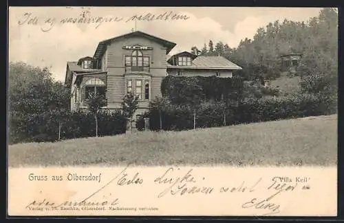 AK Olbersdorf, Die Villa Keil