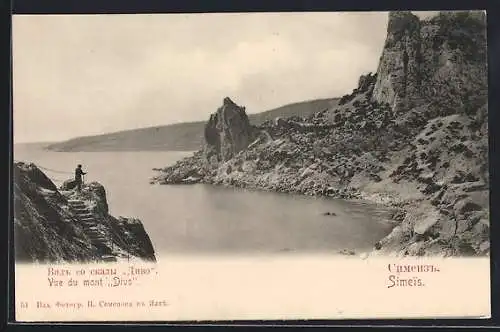 AK Simeis, Vue du mont Divo
