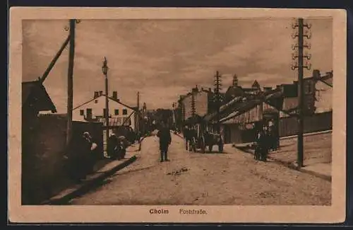 AK Cholm, Bewohner auf der Poststrasse