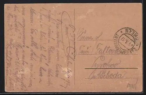 AK Cholm, Bewohner auf der Poststrasse