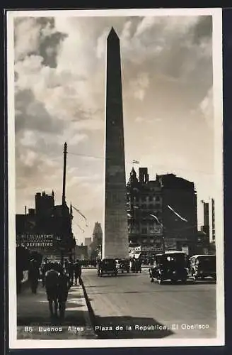 AK Buenos Aires, Plaza de la Républica, El Obelisco