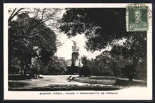 AK Buenos Aires, Playa Y Monumento de Francia