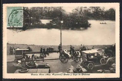 AK Buenos Aires, Paseo y Lago de Palermo