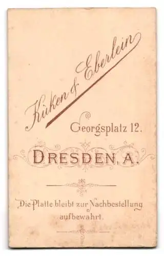 Fotografie Küken & Eberlein, Dresden, Georgsplatz 12, Porträt einer jungen Dame