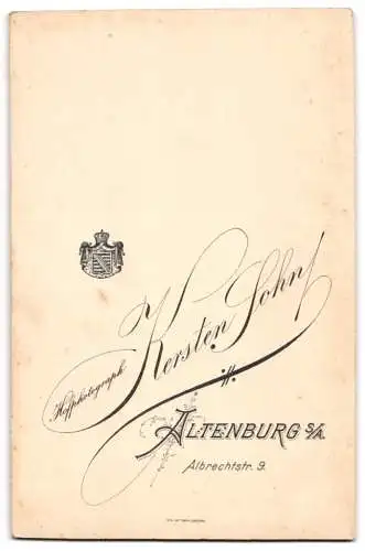 Fotografie Kersten Sohn, Altenburg /S. A., Albrechtstr. 9, Porträt eines Paares