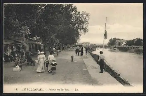 AK Le Pouliguen, Promenade du Port