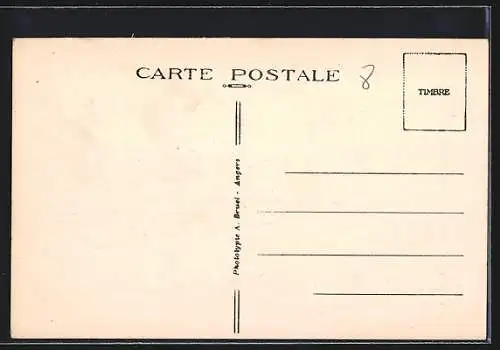 AK Le Croisic, Vue sur le Port prise de l`Hôtel Masson