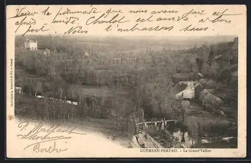 AK Guémené-Penfao, La Grand`Vallée vue panoramique