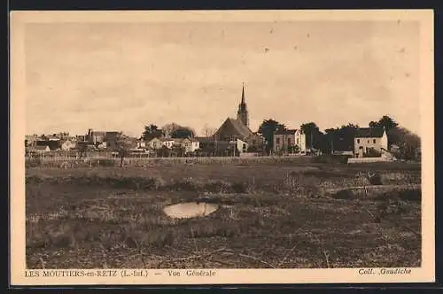 AK Les Moutiers-en-Retz, Vue générale