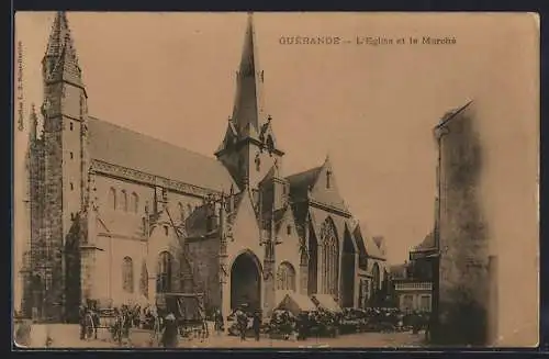 AK Guérande, L`Église et le Marché