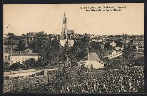 AK Le Loroux-Bottereau, Vue générale prise à l`ouest