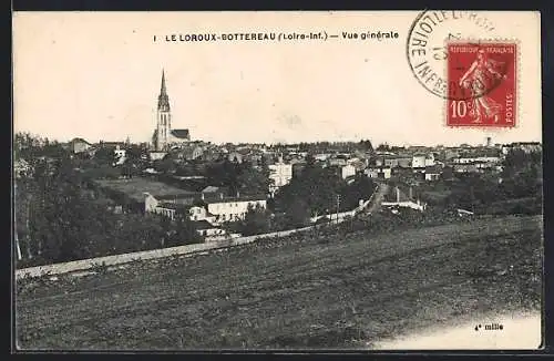 AK Le Loroux-Bottereau, Vue générale