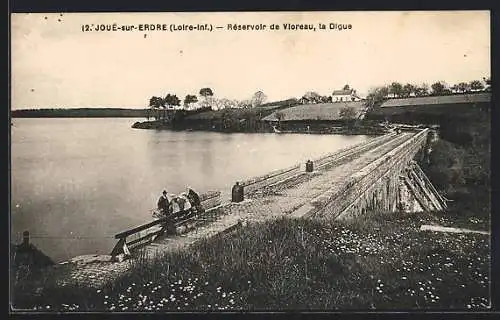 AK Joué-sur-Erdre, Réservoir de Vioreau, la Digue