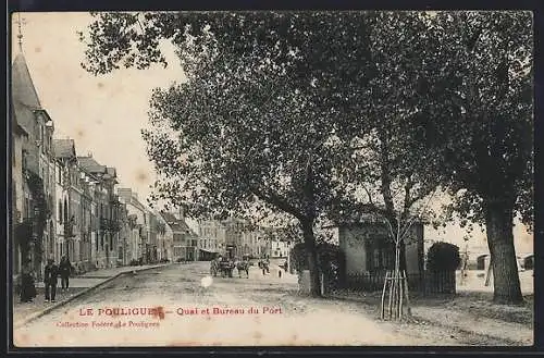 AK Le Pouliguen, Quai et Bureau du Port