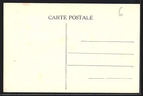 AK Le Croisic, Plage de Port-Lin avec baigneurs et maisons en bord de mer