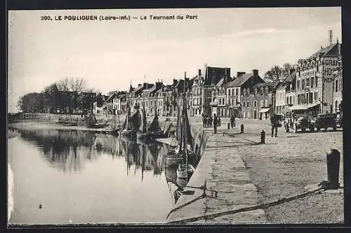 AK Le Pouliguen, Le Tournant du Port