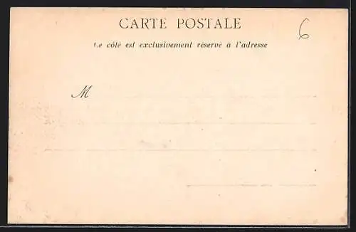 AK Pornic, Vue du Château à marée basse