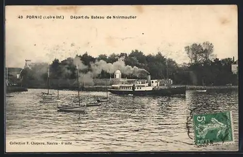 AK Pornic, Départ du Bateau de Noirmoutier