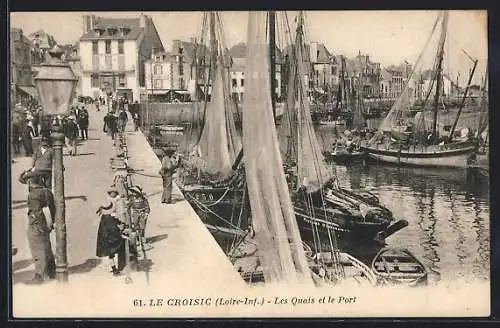 AK Le Croisic, Les quais et le port