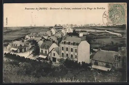 AK Le Croisic, Boulevard de l`Océan menant à la Plage du Port-Lin