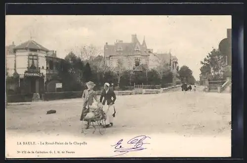 AK La Baule, Le Rond-Point de la Chapelle