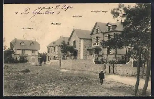 AK La Baule, Les Tamaries, Paul-Henri, Saint-Jean, Cottage St-Georges