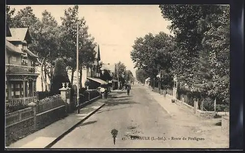 AK La Baule /L.-I., Route du Pouliguen