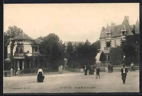 AK La Baule, Place de la Chapelle