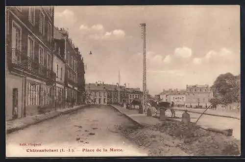 AK Chateaubriant /L.-I., Place de la Motte