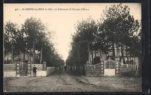 AK St-Brevin-les-Pins, Le Ralliement et l`Avenue d`Alsace