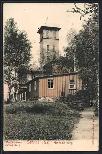 AK Sebnitz i. Sa., An der Grenadierburg