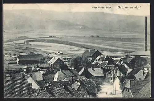 AK Salzhemmendorf, Westlicher Blick aus der Vogelschau