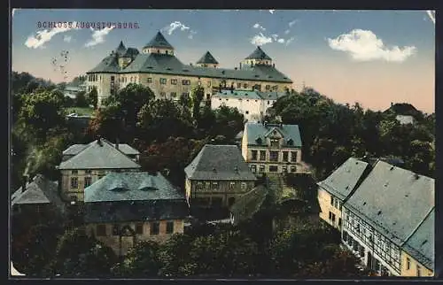 AK Augustusburg, Blick auf das Schloss