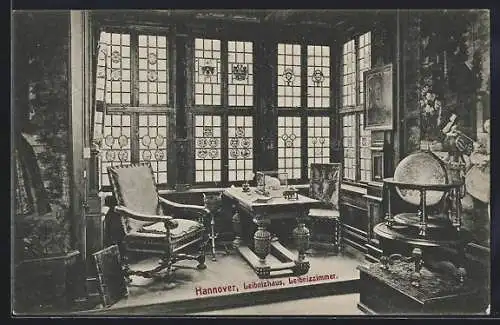 AK Hannover, Leibnizhaus, Leibnizzimmer