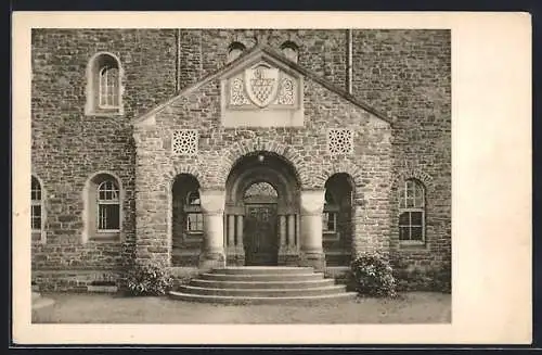 AK Clervaux, entrée de l`abbaye