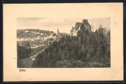 AK Wiltz, Teilansicht mit Schloss