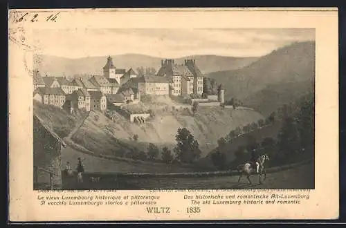 AK Wiltz, Ortsansicht 1835