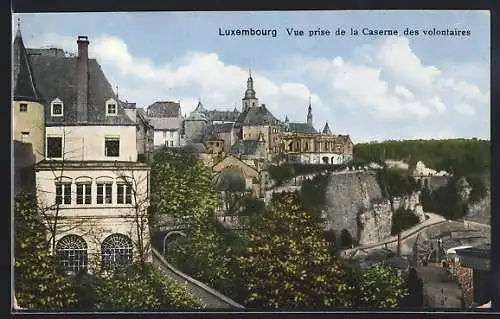 AK Luxembourg, Vue prise de la Caserne des volontaires