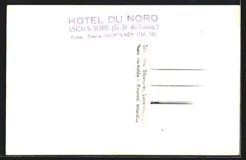 AK Esch-sur-Sure, Hotel du Nord, Vue partielle