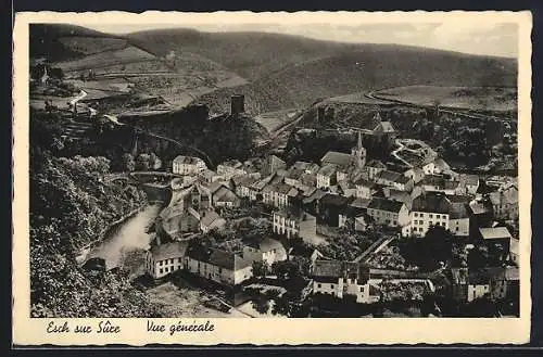 AK Esch sur Sure, Vue générale, Ortsansicht