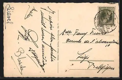 AK Esch sur Sure, Vue générale, Ortsansicht