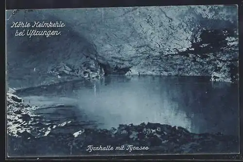 AK Uftrungen, Höhle Heimkehle m. Tyrahalle mit Tyrasee