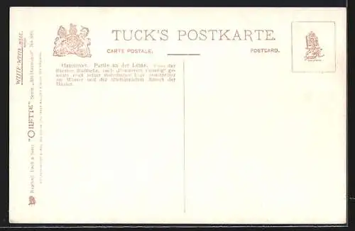 Künstler-AK H.Bahndorf: Hannover, Partie an der Leine