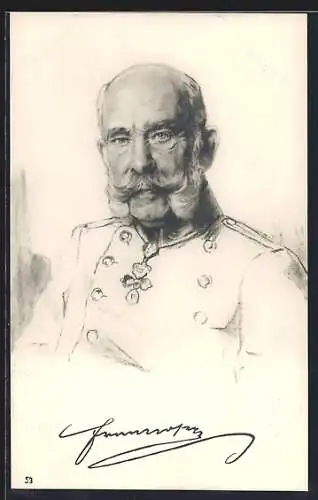 AK Kaiser Franz Josef I. von Österreich