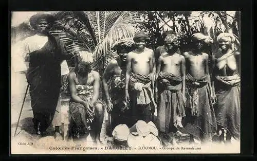 AK Dahomey, Cotonou, Groupe de Revendeuses