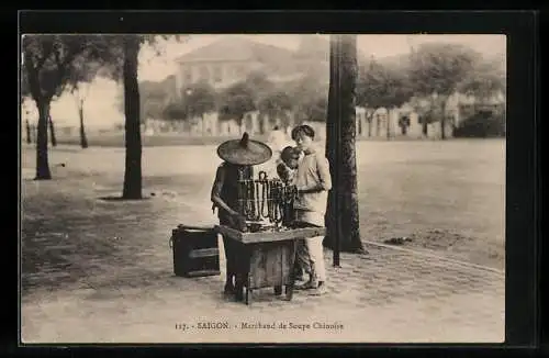 AK Saigon, Marchand de Soupe Chinoise, Strassenhändler