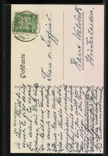 Künstler-AK Wilhelm Steinhausen: Mutter und Kind