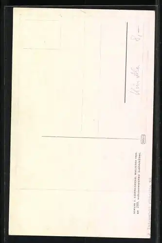 Künstler-AK sign. Fr. Zmurko: Bild einer lächelnden Frau