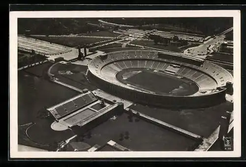 AK Berlin, Reichssportfeld, Olympia 1936, Olympia- und Schwimmstadion